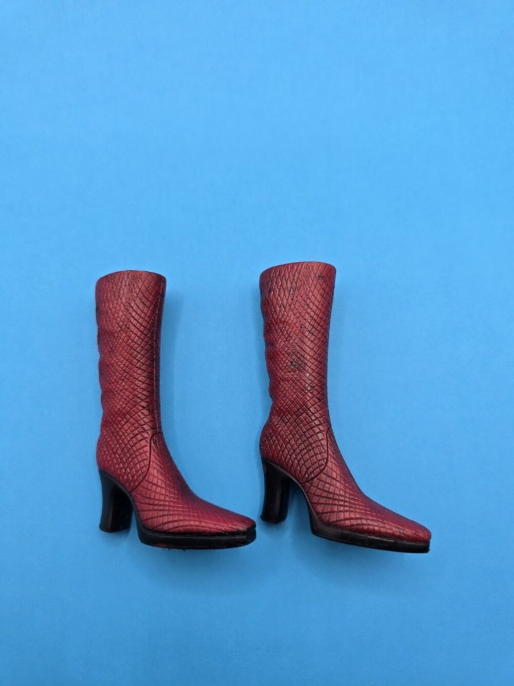 Bratz Shoes "RockAngelz" Cloe Red Tall Snakeskin Boots Replacement